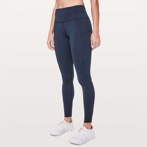 lululemon athletica Navy Blue Leggings